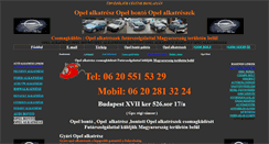 Desktop Screenshot of opelbolt.hu